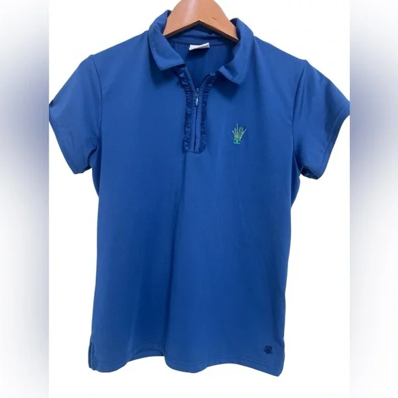 BIRDIES AND BOWS GOLF SHIRT - Picture 1 of 5